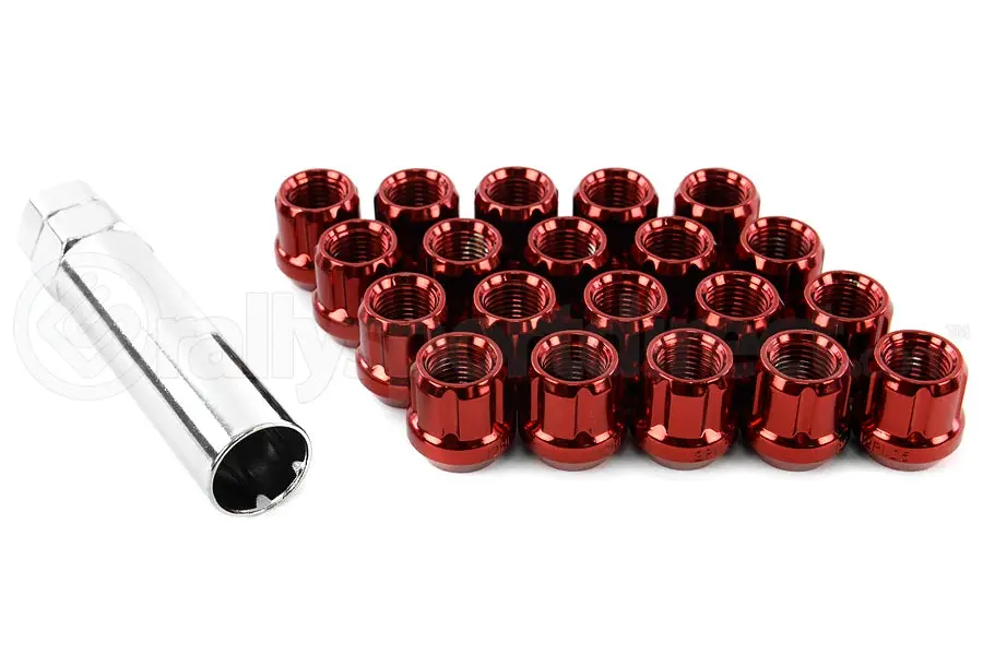 Wheel Mate Muteki Open End Lug Nuts - Red 12X1.25 1