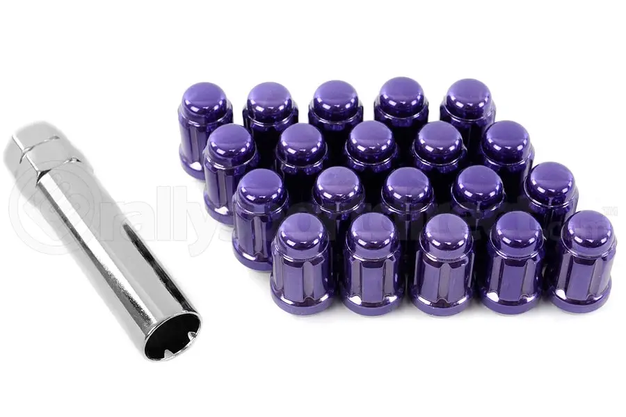 Wheel Mate Muteki Closed End Lug Nuts - Purple 12X1.25 1