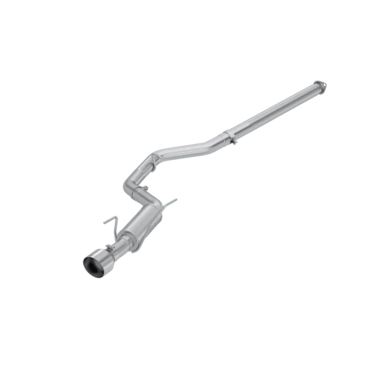 Mbrp Armor Lite Series Single Exit Aluminized Steel Catback W/ Polished Tip - 2022+ Wrx 1