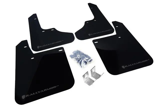 Rally Armor Ur Mudflaps - Black/Grey Logo - 08-11 Impreza, 08-10 Wrx 1