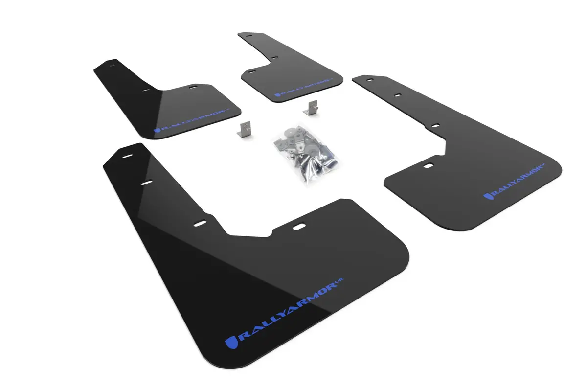 Rally Armor Black Mud Flap Blue Logo - 2022-2025 Subaru Outback Wilderness 1