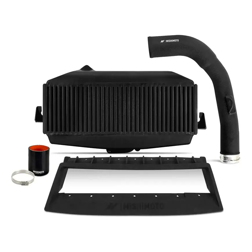 Mishimoto Top Mount Intercooler Black W/ Black Charge Pipe Kit - 2022+ Wrx 1