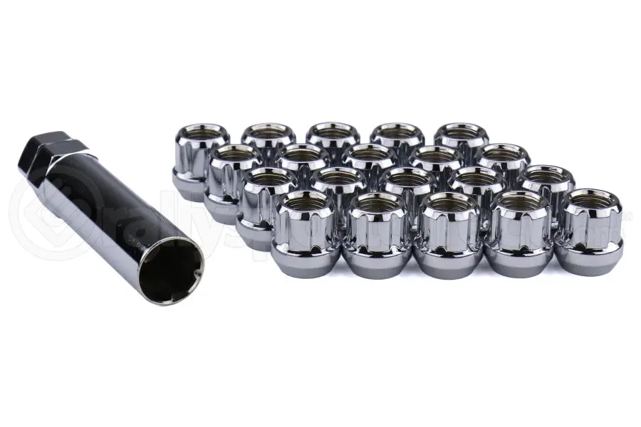 Wheel Mate Muteki Open End Lug Nuts - Chrome 12X1.25 1