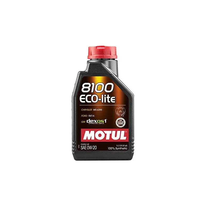 Motul 1L Synthetic Engine Oil 8100 0W20 Eco-Lite Gen3 1