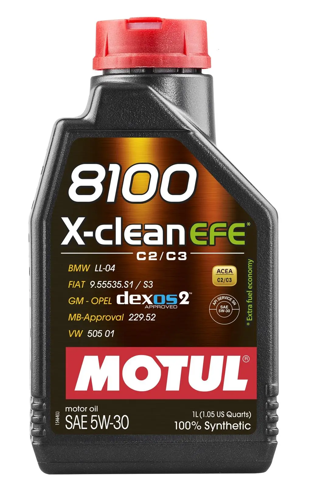 Motul 1L Synthetic Engine Oil 8100 5W30 X-Clean Efe 1