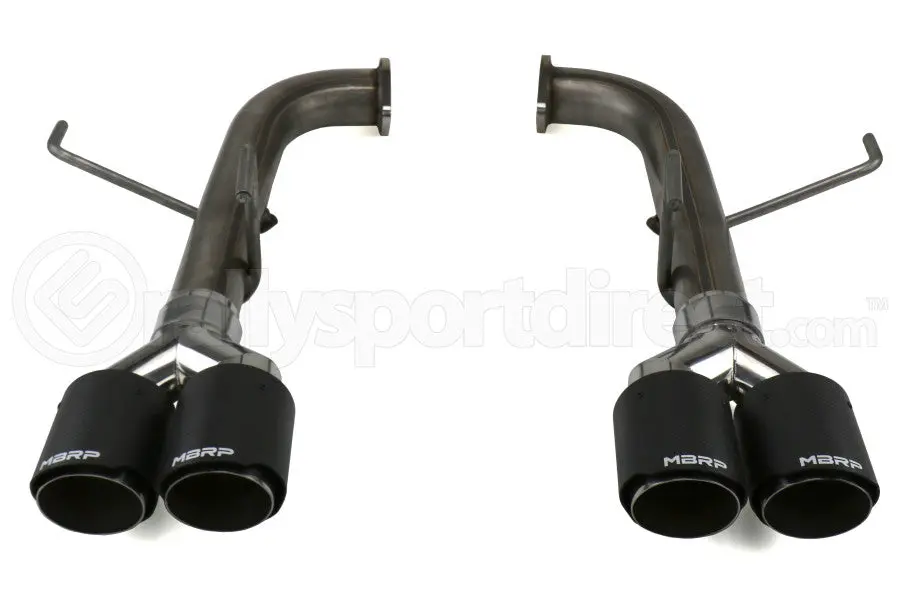 Mbrp 2.5In Dual Split Rear Exit W/ 3.5In Carbon Fiber Tips - T304 - 2015-2021 Wrx, 2015-2021 Sti 1