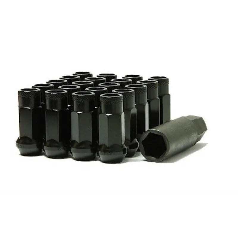 Muteki Sr48 12X1.25 Open Ended Lug Nuts - Black 1