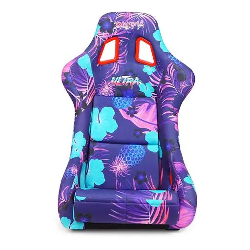 Nrg Prisma Bucket Seat Pina Version Purple Pearlized Back Violet Tropical Print - Medium 1