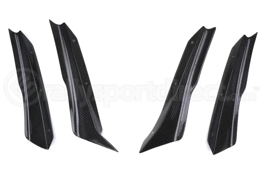 Apr Performance Carbon Fiber Bumper Canard Full Set - Wrx / Sti 2015 - 2017 1