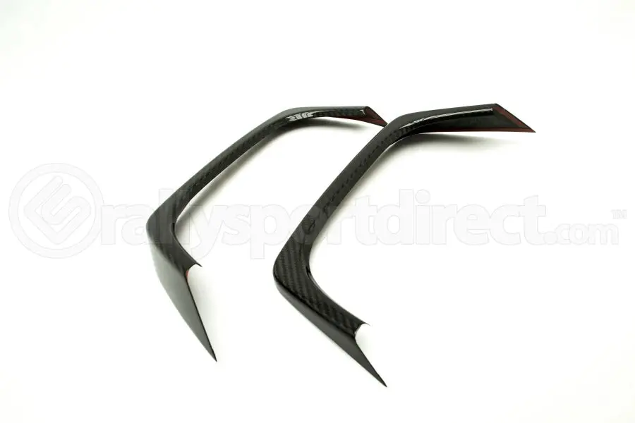 Olm Carbon Fiber Rear Bumper Exhaust Finishers Subaru Wrx / Sti 2015-2021 1