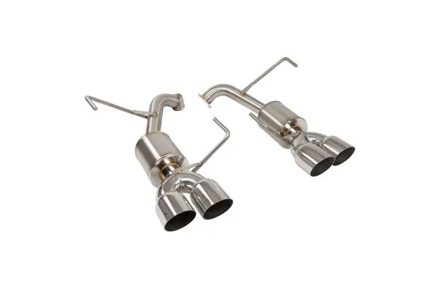 Nameless Performance Axleback Exhaust - 5" Muffler - 3.5" Single Wall Tips -  2015-2021 Wrx / 2015-2018 Sti 1
