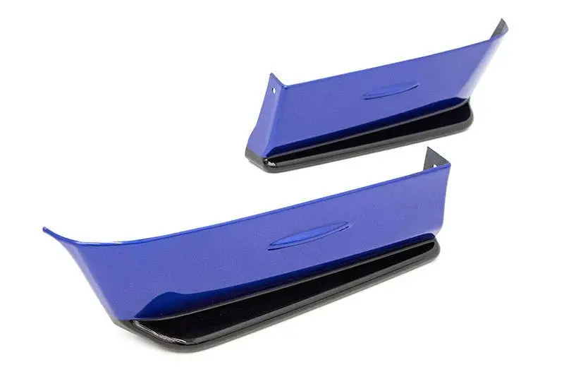 Olm Paint Matched/Gloss Black Rear Bumper Lip - World Rally Blue - 2015-2021 Subaru Wrx / Sti 1