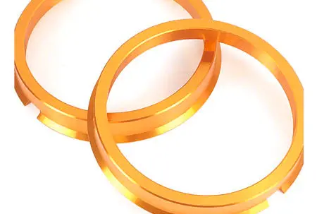 Project Kics (Pair) Of Hubrings Aluminum 2-Pack 65Mm To 56.1Mm (Gramlights 5X100 Subaru) 1