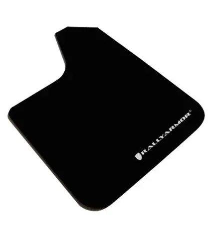 Rally Armor Ur Universal Mud Flaps - Black/White Logo 1