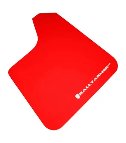 Rally Armor Ur Universal Mud Flaps - Red/White Logo 1