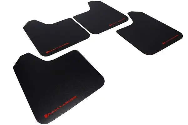 Rally Armor Basic Mud Flaps - Red Logo - Universal 1