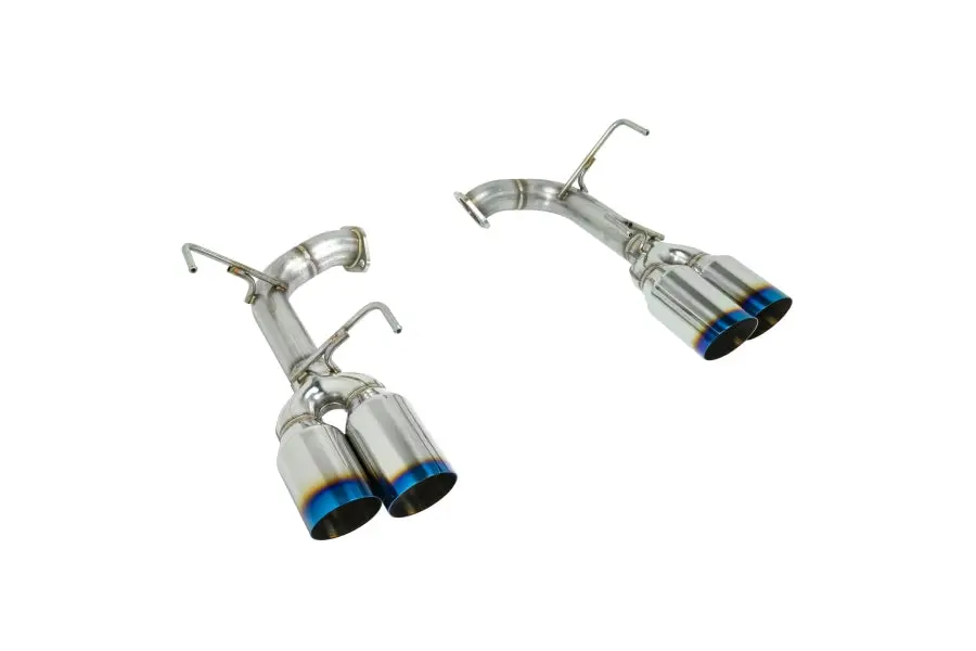 Remark Stainless Steel Axle Back Exhaust - Burnt Single Wall 4 Inch Tips - 2015-2021 Wrx, 2015-2021 Sti 1