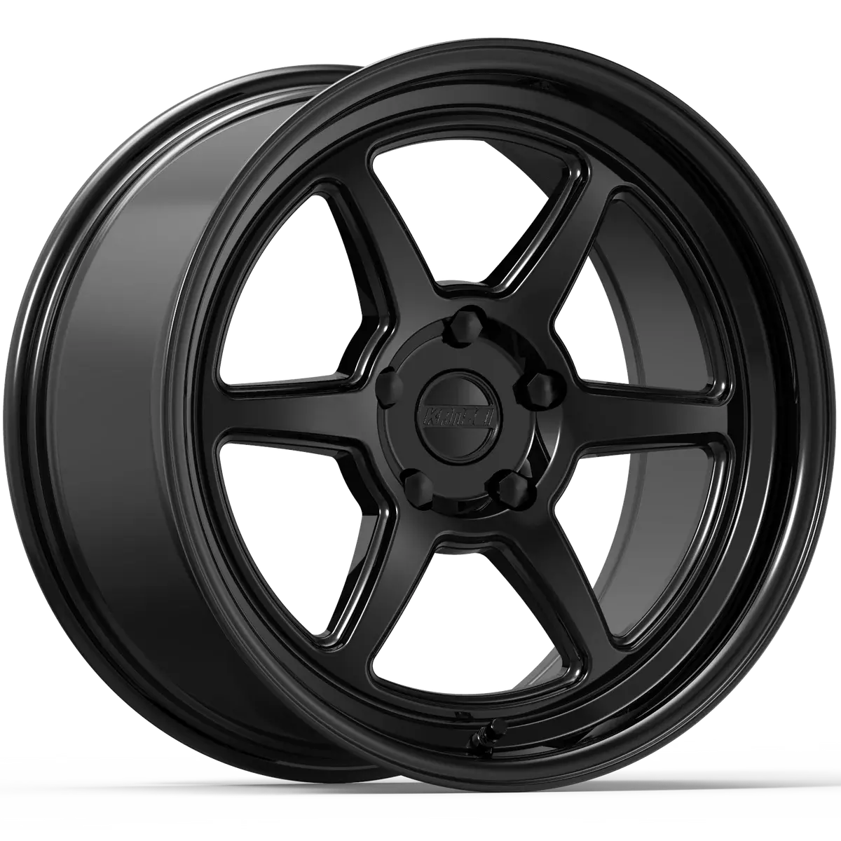 Kansei K14b Roku 18X10.5In / 5X114.3 Bp / 12Mm Offset / 73.1Mm Bore - Gloss Black Wheel 1