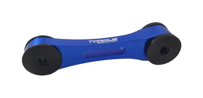 Torque Solution Billet Aluminum Pitch Stop Tranny Mount Blue - 2002-2021 Wrx / Sti / Lgt/ Fxt 1