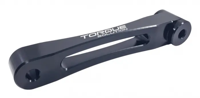 Torque Solution Solid Billet Aluminum Pitch Stop Tranny Mount Black - 2002-2024 Wrx, Sti / Lgt/ Fxt 1