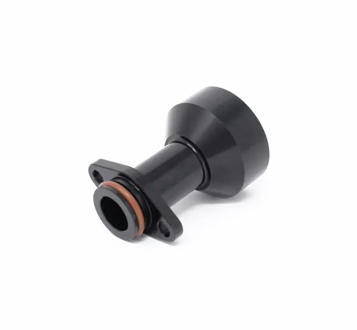 Torque Solution Short Oil Fill Tube - Black - Most Subaru Models 1