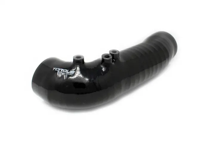 Torque Solution 3" Non Recirculating Style Turbo Inlet Hose Black - 2002-2007 Wrx, 2004-2021 Sti, 2004-2008 Fxt 1