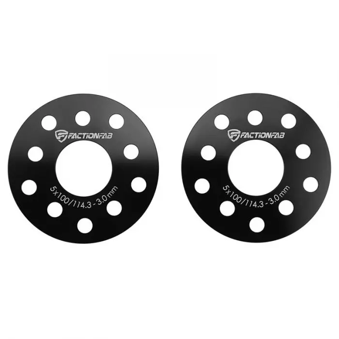 Factionfab Slip On Wheel Spacer - Pair - 3Mm Or 5Mm - 5X114.3 / 5X100 - All Subaru Models 1
