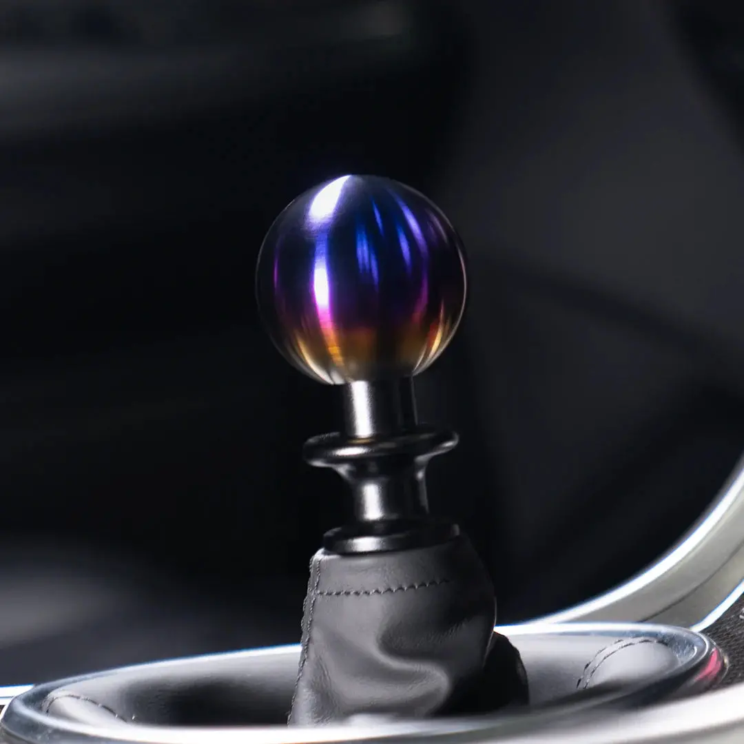 Billetworkz Titanium Torched Shift Knob - No Engraving - 2015-2021 Wrx, 2022+ Wrx, 2004-2021 Sti, 2013-2021 Brz 1