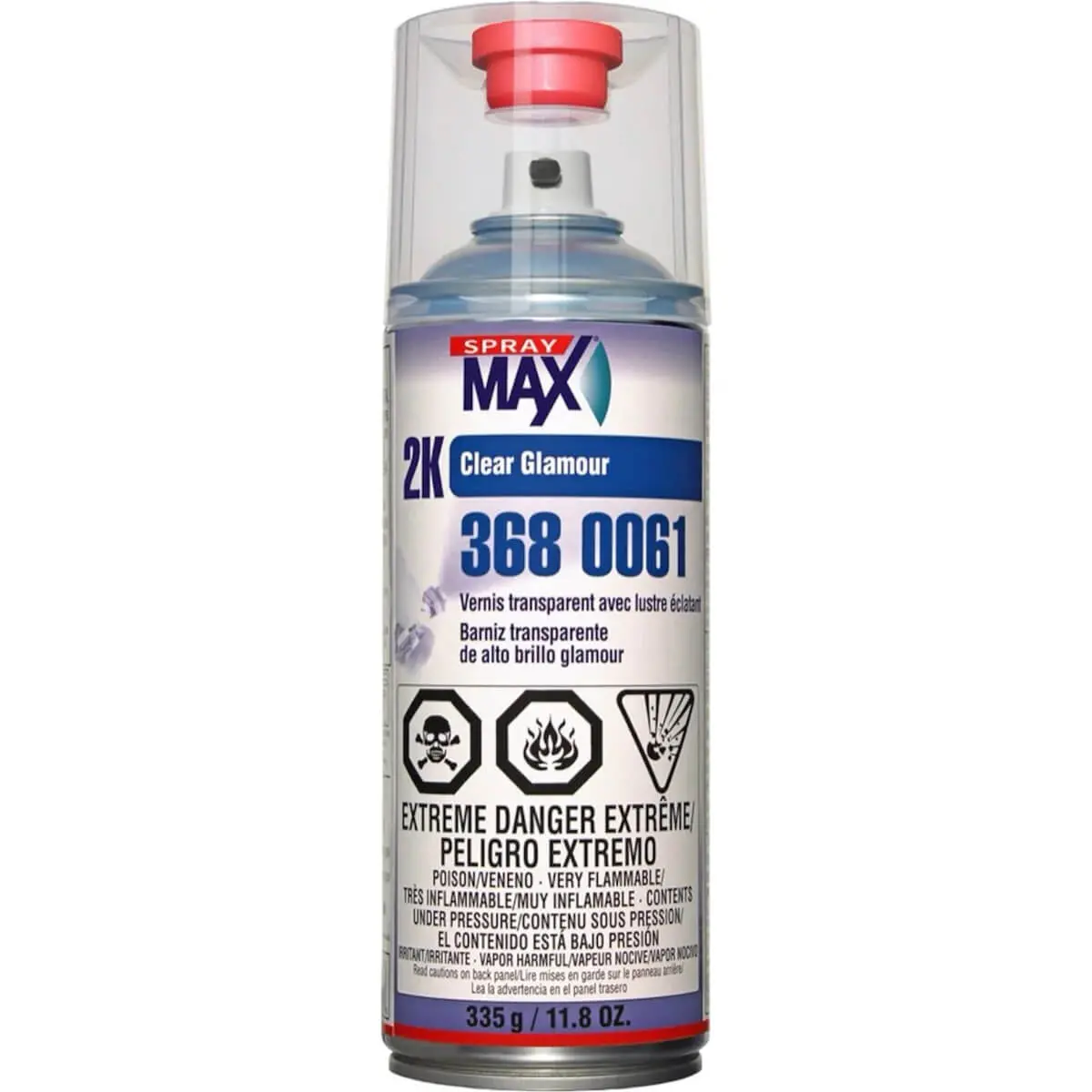 Overtake Spraymax 2K Clear Coat Paint 12Oz. Can 1