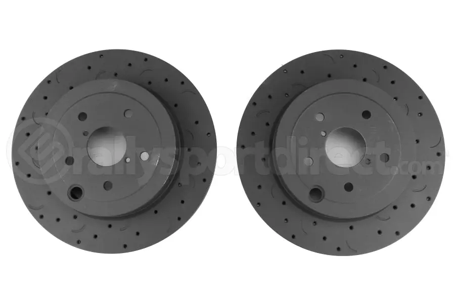 Garage Sale - Hawk Talon Cross Drilled And Slotted Rear Rotor Pair - 08-14 Wrx, 09-13 Forester 1