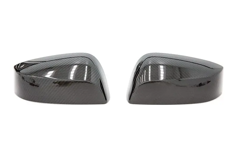 Olm S-Line Dry Carbon Fiber Mirror Cover (Without Turn Signal Hole) - 2015-2021 Wrx & Sti / 2015-2017 Crosstrek / 2015-2016 Impreza 1
