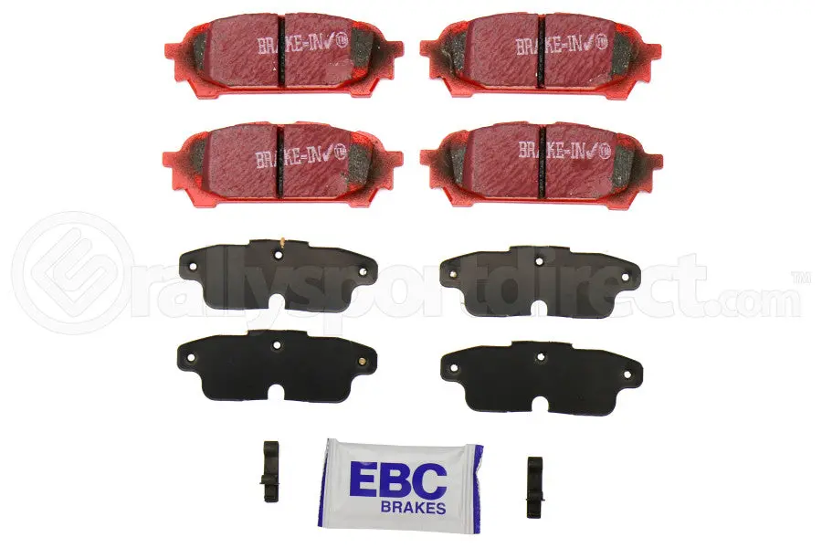Ebc Brakes Redstuff Ceramic Rear Brake Pads
- 2003-2005 Wrx, 2003-2008 Forester 1