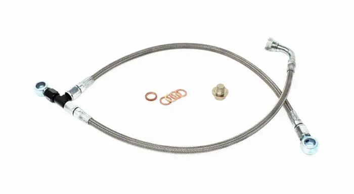 Torque Solution Garret Gt Series Turbo Oil Feed Line Package - 2006-2014 Wrx, 2004-2021 Sti 1