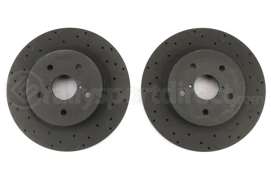Hawk Talon Cross Drilled And Slotted Rear Rotor Pair - 15-21 Wrx W/ Eye-Sight Only 1