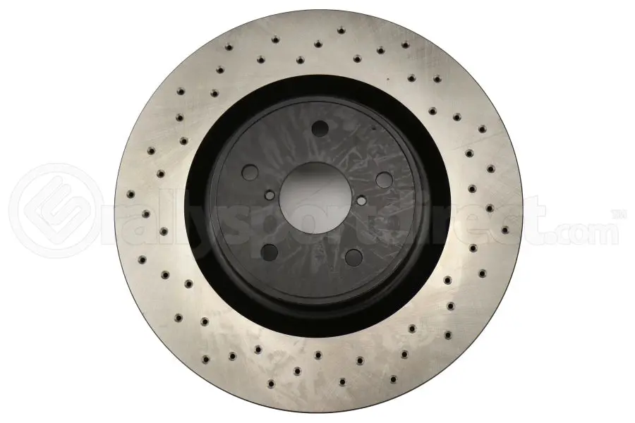 Stoptech Centric Premium Drilled Rotor Single - Front - 2018-2021 Sti, 2024+ Wrx Tr/Rs W/ Brembos 1