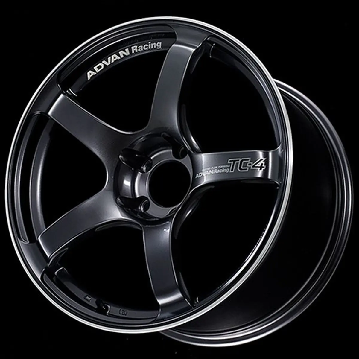 Advan Tc4 18X8.5 +45 5X114.3 Racing Gunmetallic Wheel 1