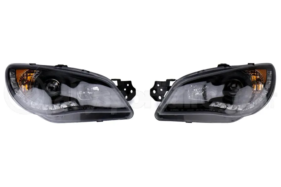 Spec-D Black Projector Headlights Black - Wrx/Sti 2006-2007 1