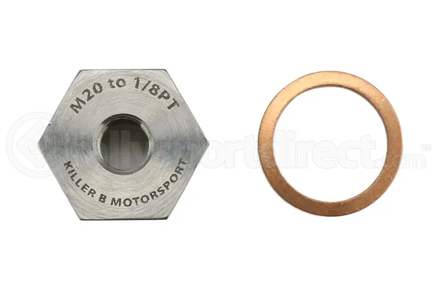 Killer B Oil Temperature Sensor Adapter Oem To 1/8Pt 1